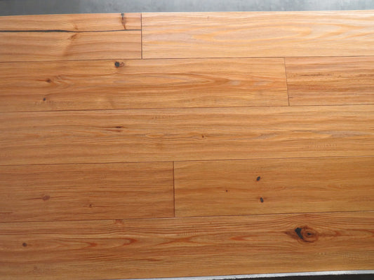 7" x 1/2" Heart Pine Engineered Hardwood Flooring Antique Stain SAMPLE